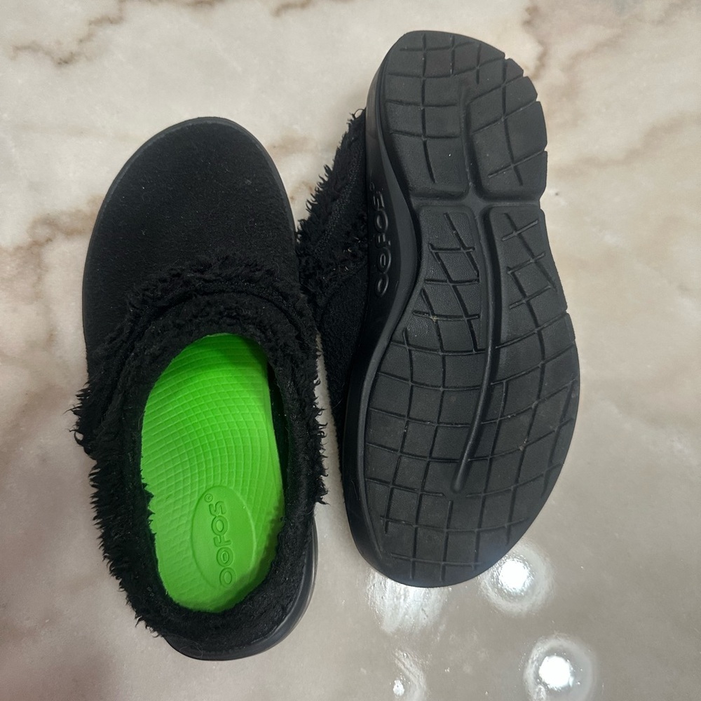 OOFOS Women's Black Clogs 7 - Picture 11 of 11